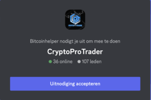 CryptoProTrader-discord-uitnodiging