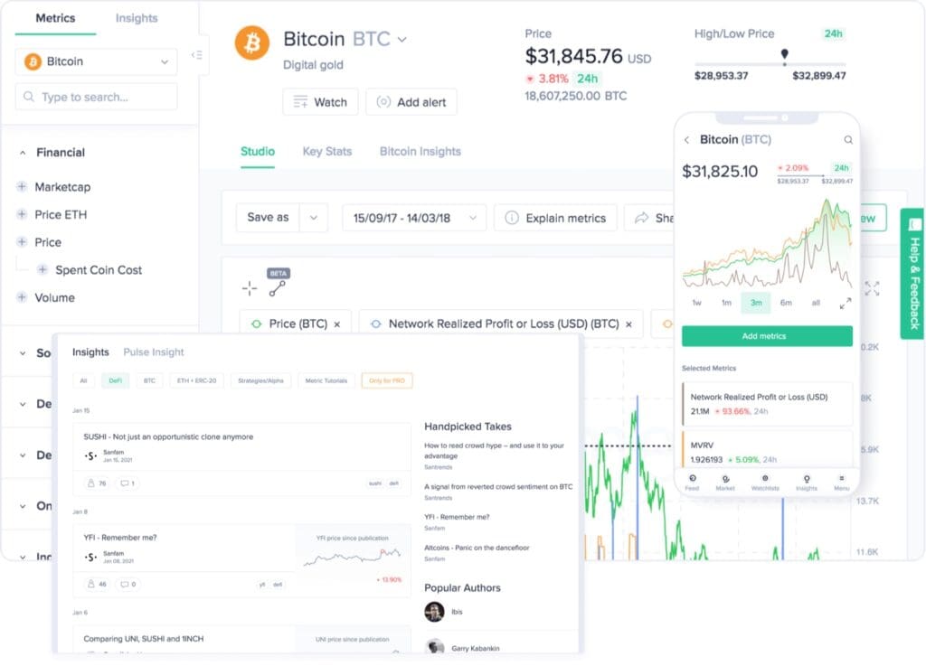 Santiment_Sanbase_Cryptomarkt_website