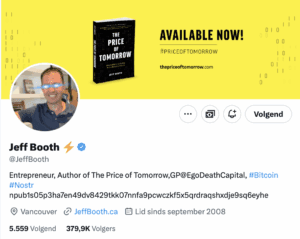 screencap Jeff Boothe twitter account